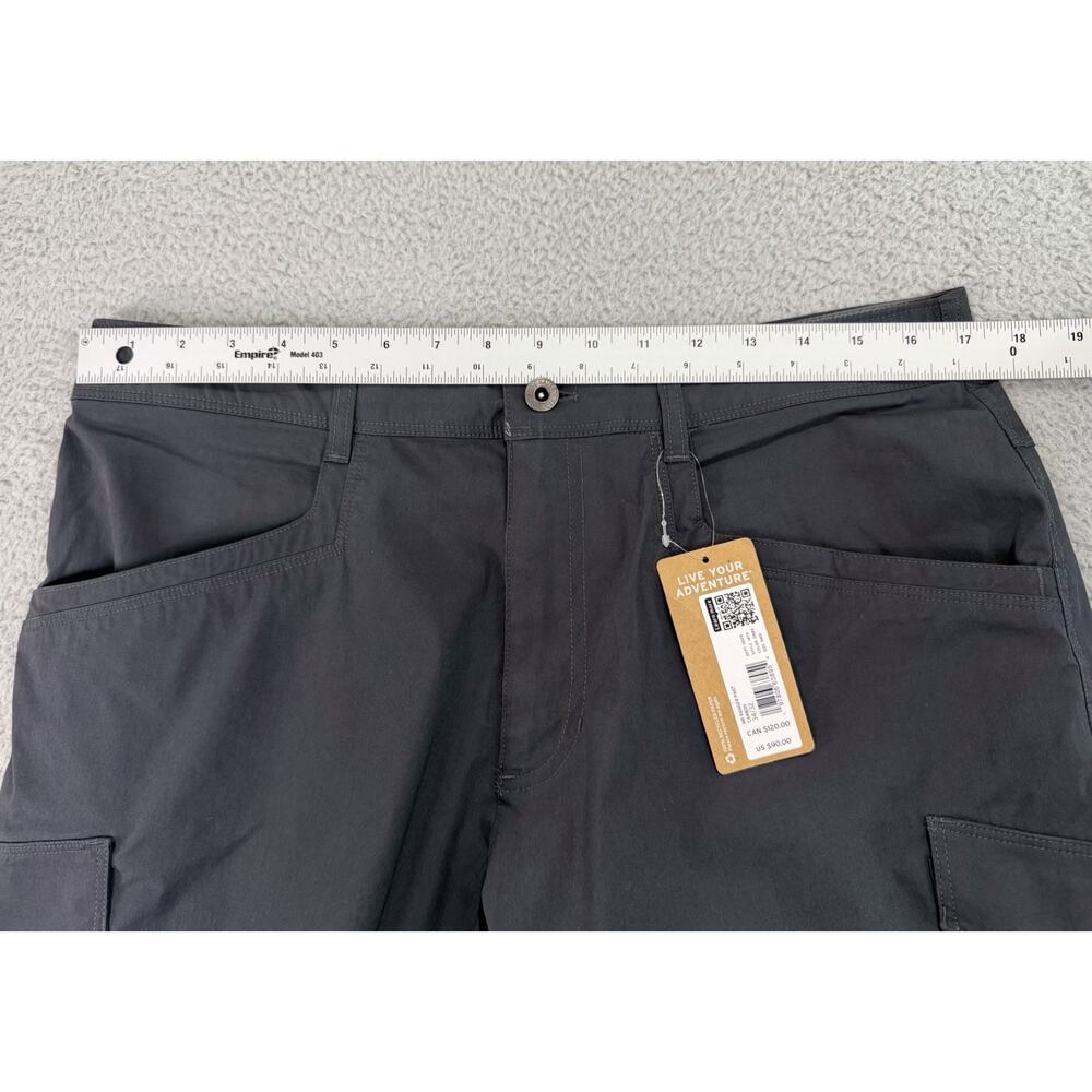 Mens Eddie Bauer MR Ranger Cargo Hiking Pants Olive Carbon Grey Size 34x 32 NWT - Picture 7 of 14